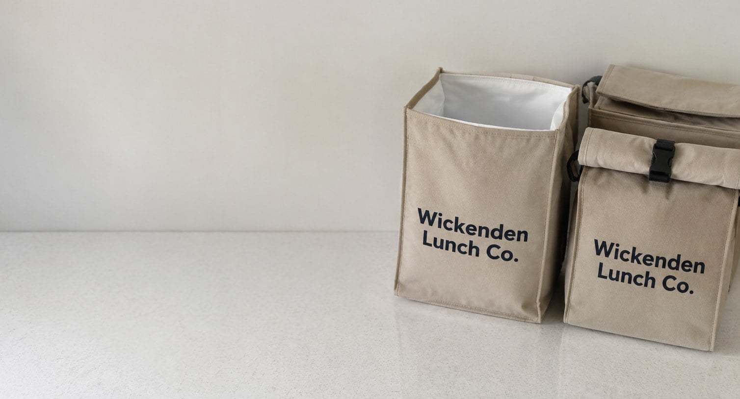 Custom printed lunch bags with logo