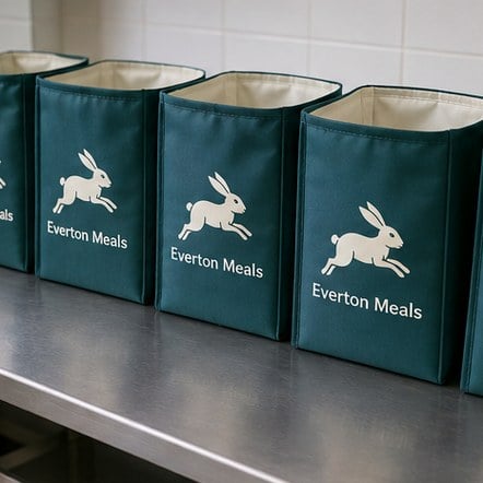 Customized lunch bags for meal-prep brands and subscription kitchens