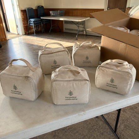 Lunch bags with logo printing