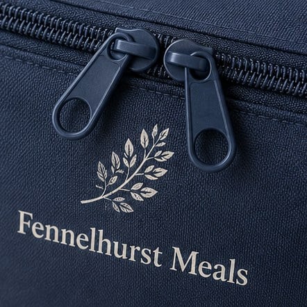 Zip & Buckle Closure Lunch Bags